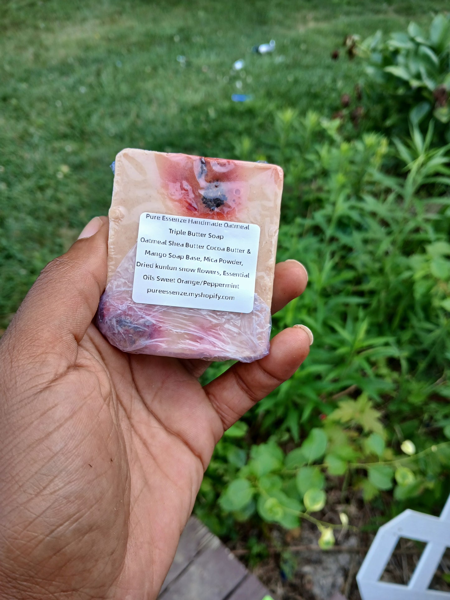 Handmade Oatmeal, Triple Butter  Soap (Scented)